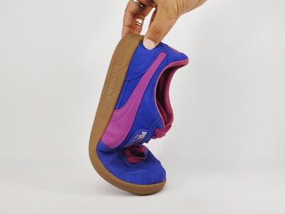 Basket PUMA palermo cuir violet destockage à pas cher tendance homme femme grande taille