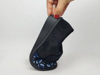 Chausson femme compensé à scratch confortable souple à pas cher NOCTIS beware