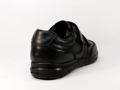 Chaussure de ville à velcro cuir noir pour homme IMAC 504540 – Fabrication Italie