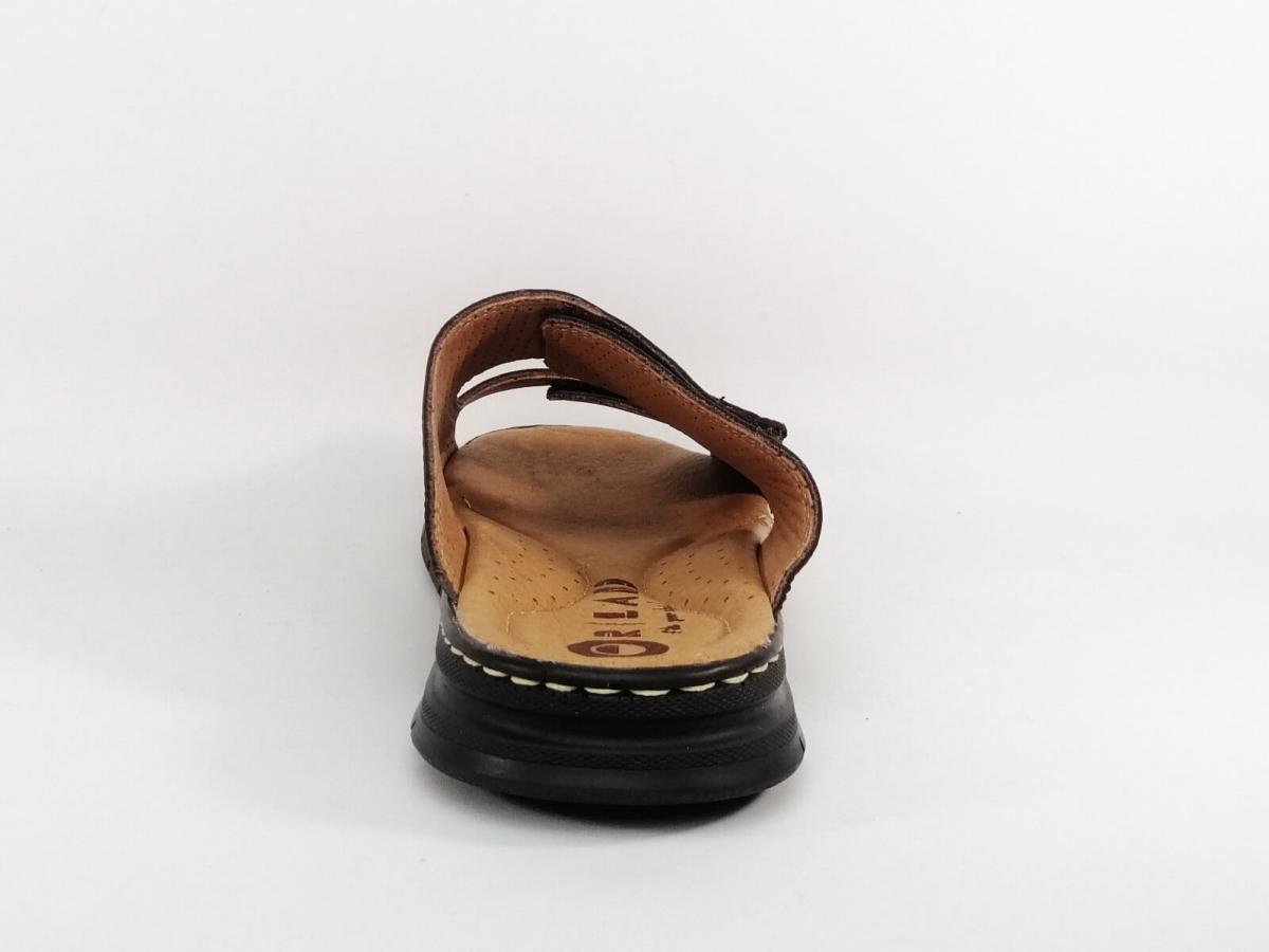 Mules En Cuir Pour Homme - Pointure 45 - Sandales De Bain Pour Homme - 47 - Pied Large - Bout Ouvert - Chaussons D'été - Semelles En Caoutchouc - Antidérapantes - Chaussures De Bain - Chaussures De