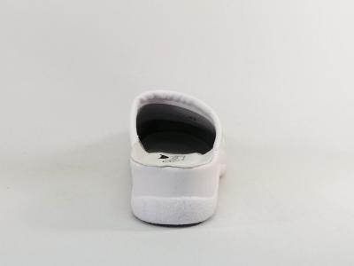 Sabot femme cuir confort blanc infirmière souple à pas cher RELAXITY Iode - fabrication Italie