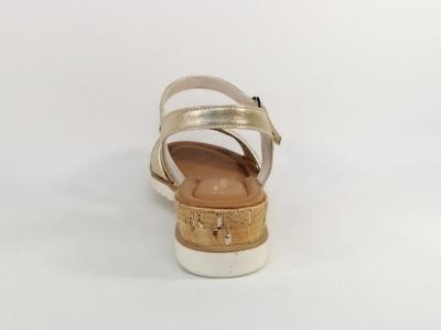 Sandale femme TAMARIS doré 28106 compensée chic et confortable à pas cher