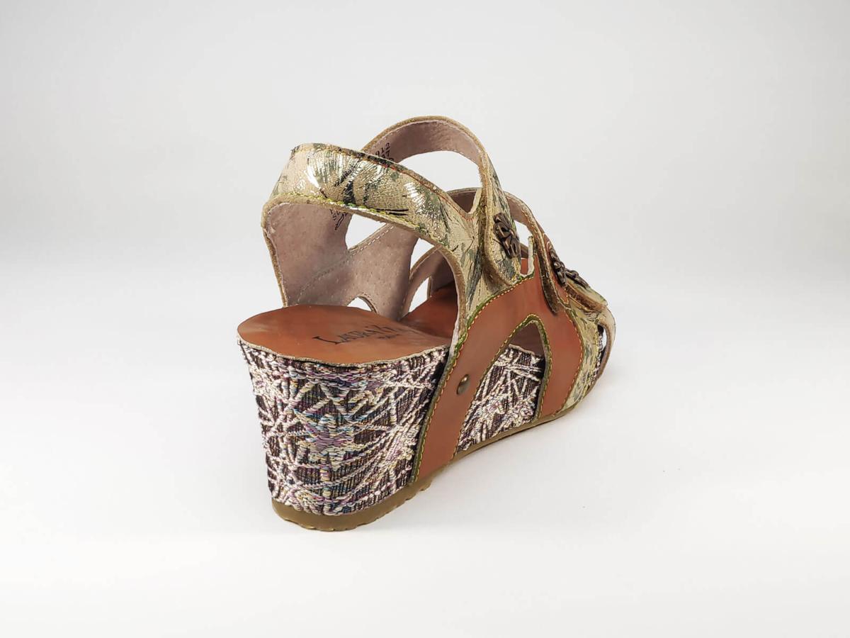 sandales cuir naturel plates