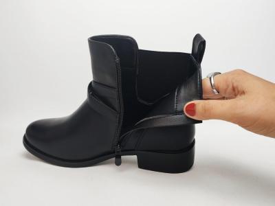 Bottine femme grande taille noire tendance à pas cher CINK ME DM-Y51