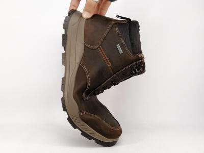 Chaussures montantes homme cuir marron goretex confortables destockage IMAC ARA 452215