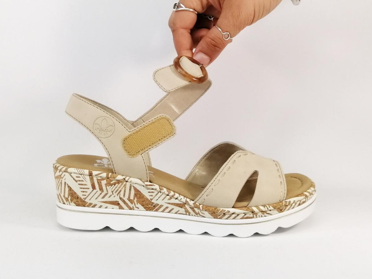 Sandales sale compensées rieker