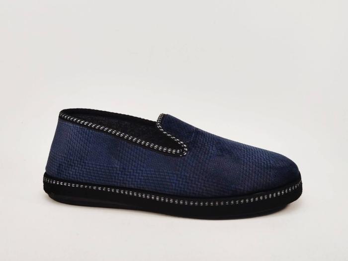 Chausson charentaise homme confortable marine ARIZONA pasti à pas cher