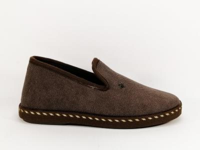 Chausson homme confort marron à pas cher CHIC & RELAX bignan