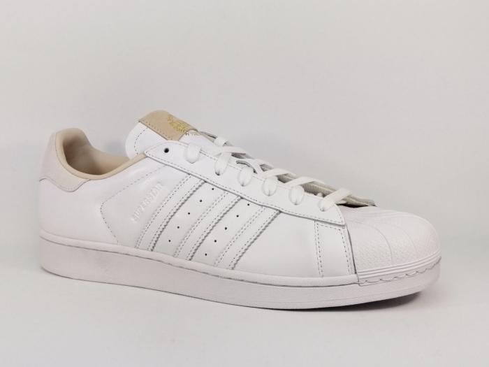 Basket ADIDAS superstar EF2102 destockage cuir blanc mixte et grande pointure homme