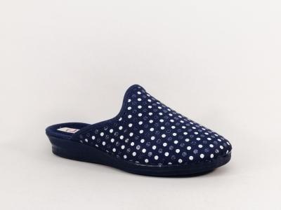 Chausson été femme mule toile jean à talon pieds sensibles à pas cher OUF verak