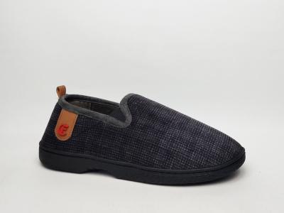 Chausson charentaise homme confortable EMINENCE backbone gris souple à pas cher