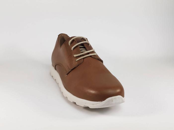 derby femme cuir marron