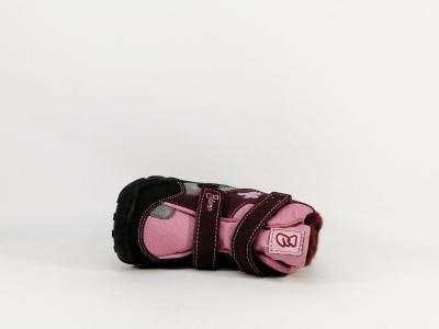 Moon boots fourrée rose waterproof à velcro fille bébé destockage IMAC 58714