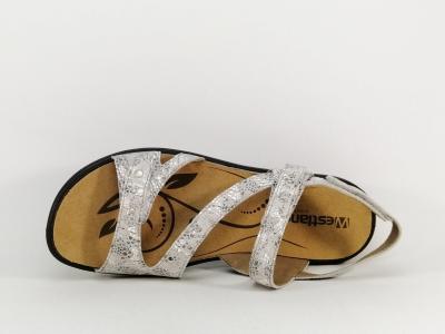 Sandale femme grande pointure confortable en cuir à velcro destockage WESTLAND JOSEF SEIBEL Ibiza 70