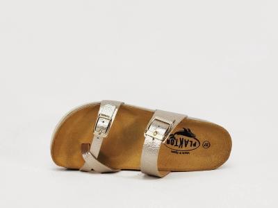 Mule femme chic confortable cuir rose nude PLAKTON cp bombay Fabrication Espagne