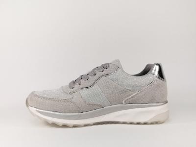 Sneakers gris argenté tendance et à pas cher pour femme XTi 47792