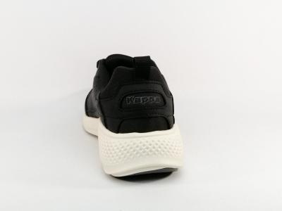Basket noire homme confortable et chic semelle à mémoire de forme destockage KAPPA adrin