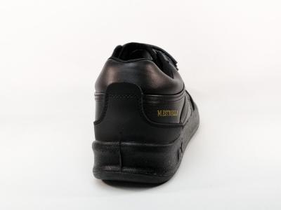 Basket noire grande pointure homme à velcro PAREDES DP101