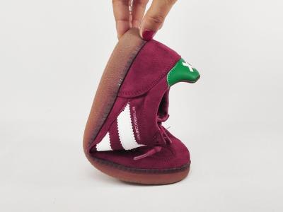 Basket sans lacets femme rouge bordeaux souple confortable destockage XTi 144170 pas cher