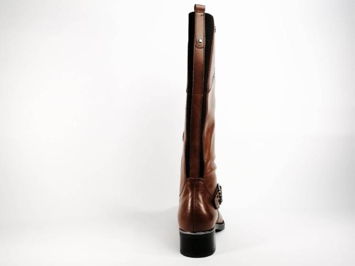 Bottes Fly London Marron Foncé Taille 39 (UK 6) - Occasion En Excellent état, Cuir, Talon Moyen