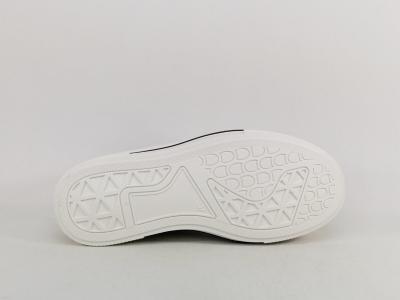 Basket femme toile blanche confortable tendance destockage REFRESH 172817 à pas cher