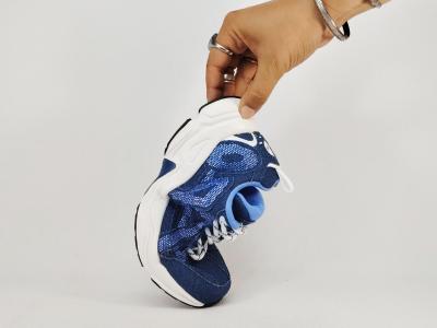 Basket jean femme tendance à pas cher destockage KAPORAL adali denim strass