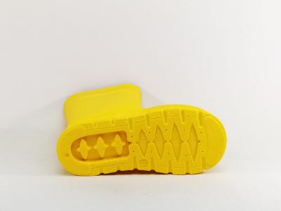 Botte de pluie bébé à pas cher jaune pour enfant destockage UMO bifur - Made in France