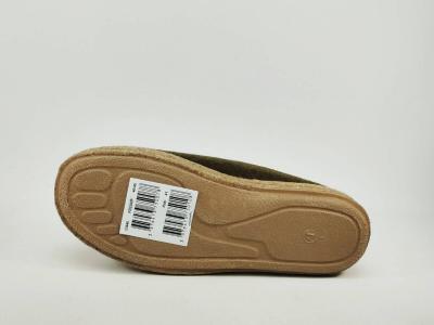 Chausson homme confortable motif loup tendance, semelle amovible CHIC & RELAX peloup