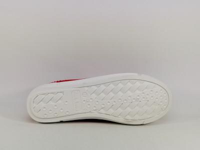 Tennis en toile rouge à pas cher LITTLE MARCEL en destockage marcial femme