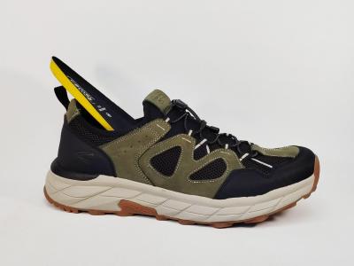 Basket homme grande taille confort destockage CAMEL ACTIVE 54CCA18 kaki noir