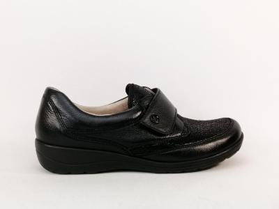 Chaussure hallux valgus femme pieds sensibles et larges cuir souple CAPRICE 24655 H