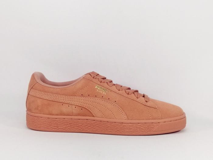 Basket PUMA suede classic corail en destockage à pas cher mixte 366490