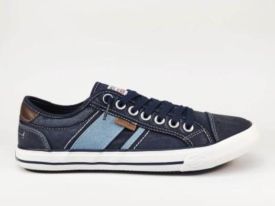 Tennis en toile bleu confortable à élastique DOCKERS 42JZ004B pour homme
