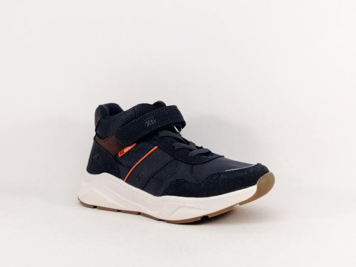 Basket montante garçon tendance et confortable à pas cher destockage XTi 150115 marine