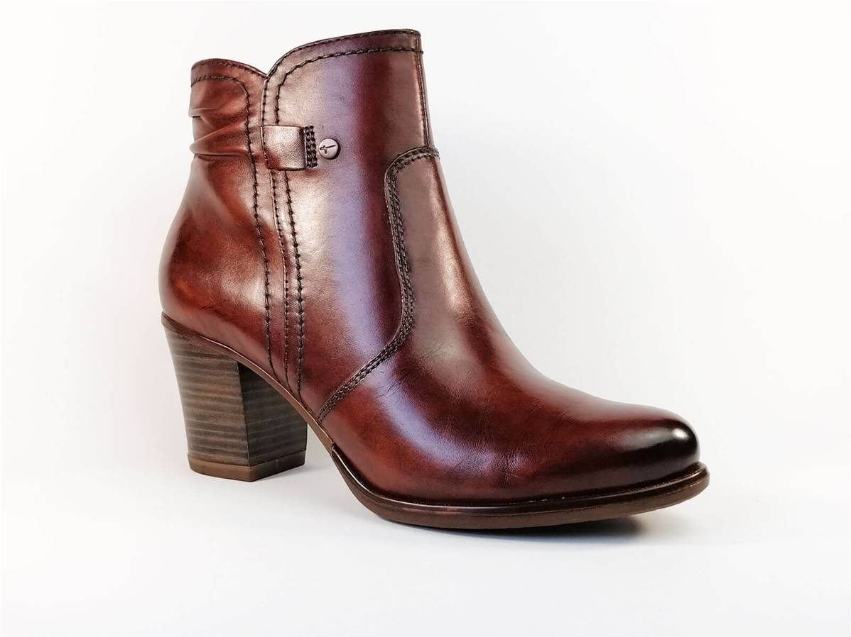 bottines marron tamaris