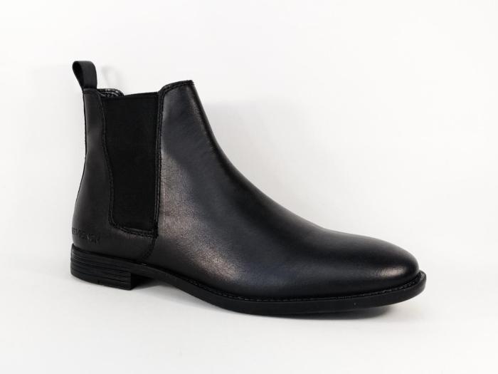 Chelsea boot cuir noir destockage CHEVIGNON bamel chic et confortable