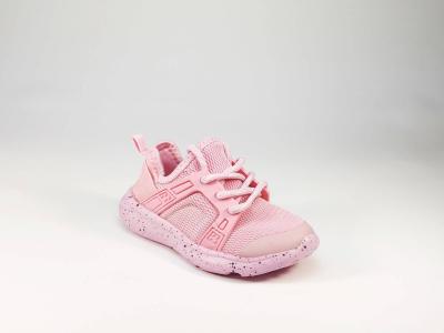 Sneakers de sport en textile rose pour fillette KAPPA Kombat