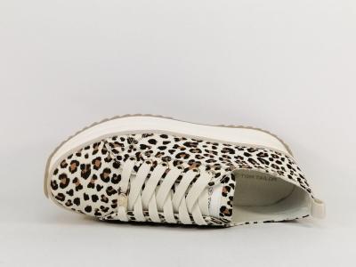 Basket leopard femme chic et très confortable TOM TAILOR 5390910017 à pas cher