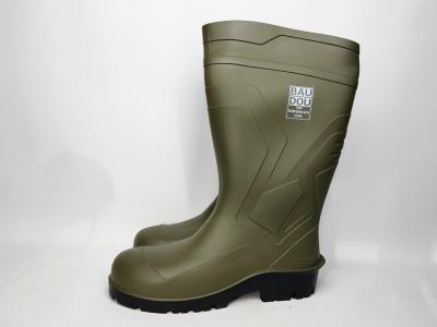 Botte de sécurité homme pvc vert destockage BAUDOU Optimat S5 à pas cher