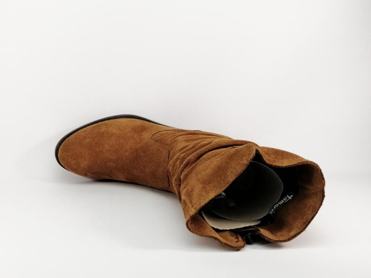 bottes femme nubuck camel