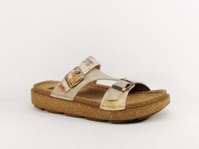 Mule femme confort chic semelle cuir MORAN'S afnor à pas cher