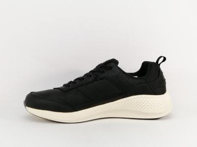 Basket noire homme confortable et chic semelle à mémoire de forme destockage KAPPA adrin