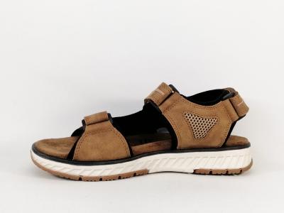 Sandale de marche homme à velcro destockage RELIFE jestrike vegan à pas cher