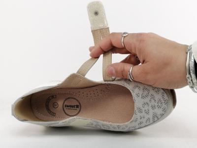 Babies femme confortable chic cuir beige souple SWEET'R jakata à pas cher