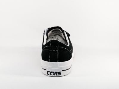 Basket homme destockage CONVERSE 162518C cuir noir à velcro