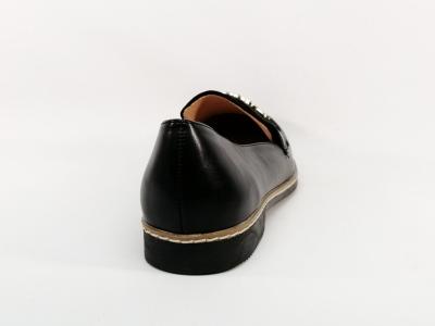 Mocassin noir grande pointure femme CINK ME dm-lu15 à pas cher