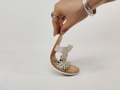 Sandales fillettes tendance multicolore à scratch WIPOP yira à pas cher