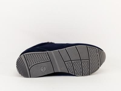 Basket femme destockage TAMARIS 23613 végane marine chic et confortable