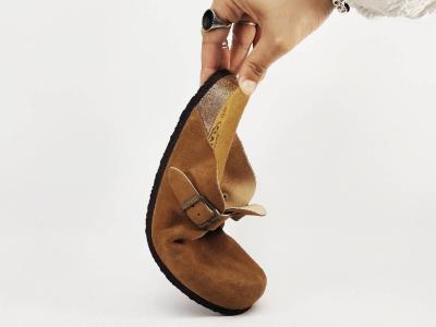 Sabot homme cuir confort marron semelle à mémoire de forme PLAKTON blog roble tendance