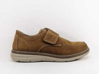 Chaussure homme pieds larges grand confort cuir souple en destockage IMAC 301923